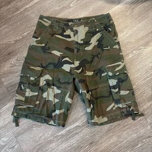CSG Men's Camouflage Cargo Shorts Size 36